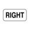 Nevs Position Labels - Right - White w/Black 1/2" x 1" XP-1 - alternate 1